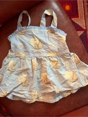 Light Blue Where the Wild Things Are Sailboat Print Girls' Tank Top